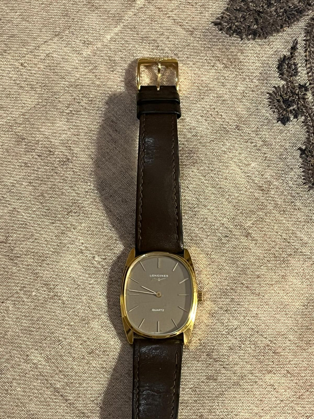 Longines Mocca Tonneau Quartz Vintage 1970’s